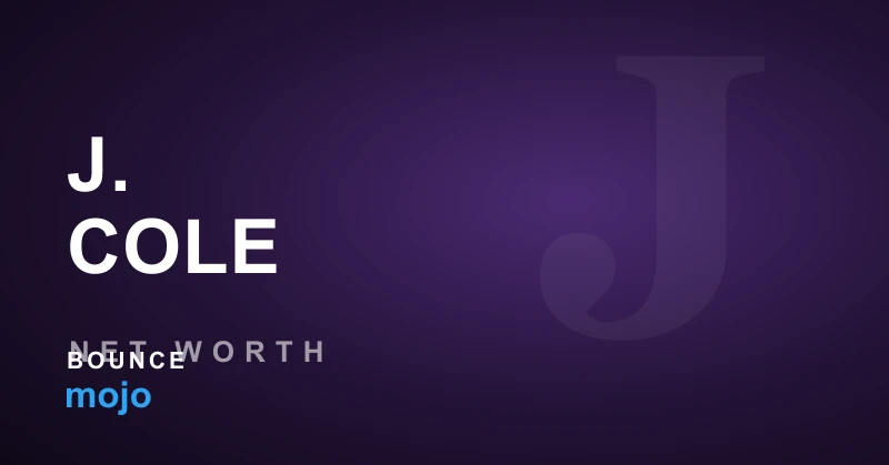 J. Cole net worth