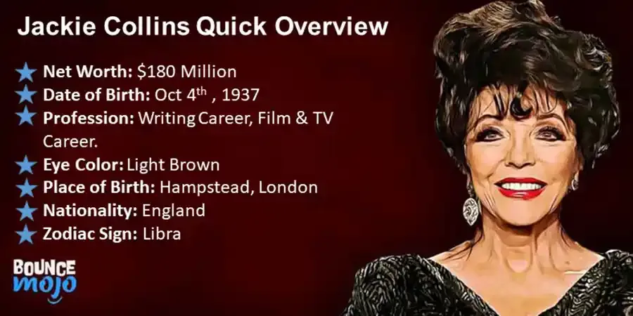 Jackie Collins Quick Overview Jackie Collins Quick Overview