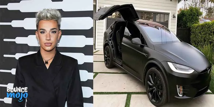 James Charles’s  Tesla Model X Car