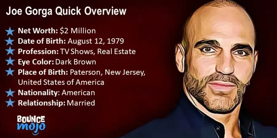 Joe Gorga Quick Overview Joe Gorga Net Worth Quick Overview
