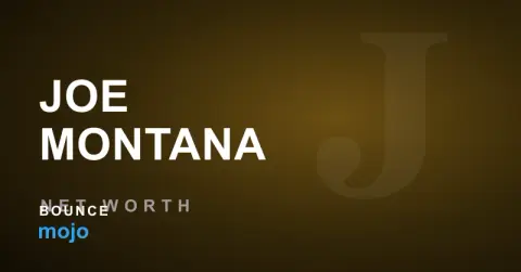 Joe Montana net worth