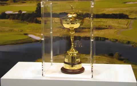 The Ryder Cup trophy