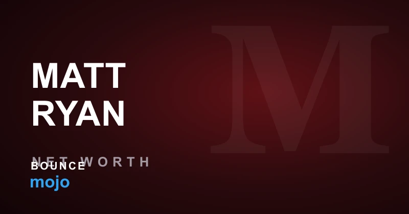 Matt Ryan net worth