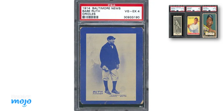 Most Expensive Baseball Cards