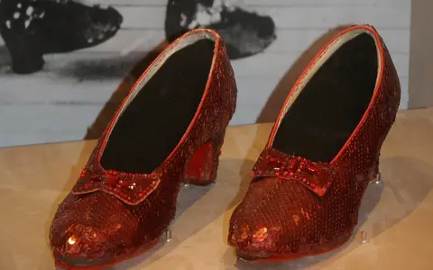 Dorothy's ruby slippers from The Wizard of Oz