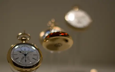 Patek Philippe watches on display