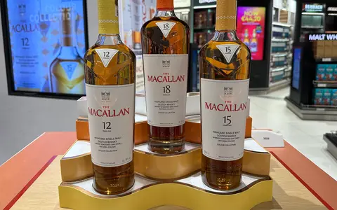 Bottles of The Macallan single malt