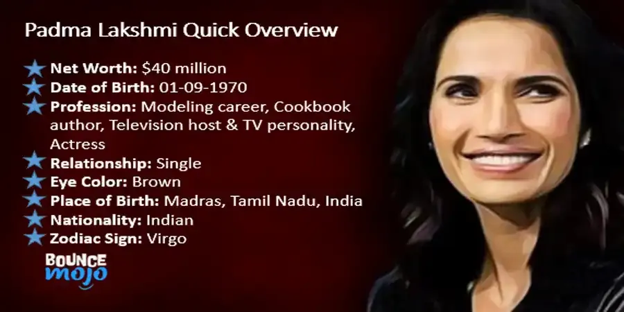 Padma Lakshmi Net Worth Padma Lakshmi Net Worth