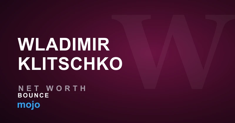 Wladimir Klitschko net worth